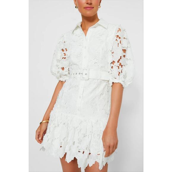 TUCKERNUCK EN Saison Ottis Floral Cutwork Minidress NWT Size Small - Picture 4 of 11